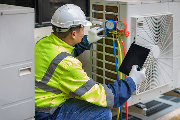 Professional Hvac Maintenance technician working in Camp Hill, AL